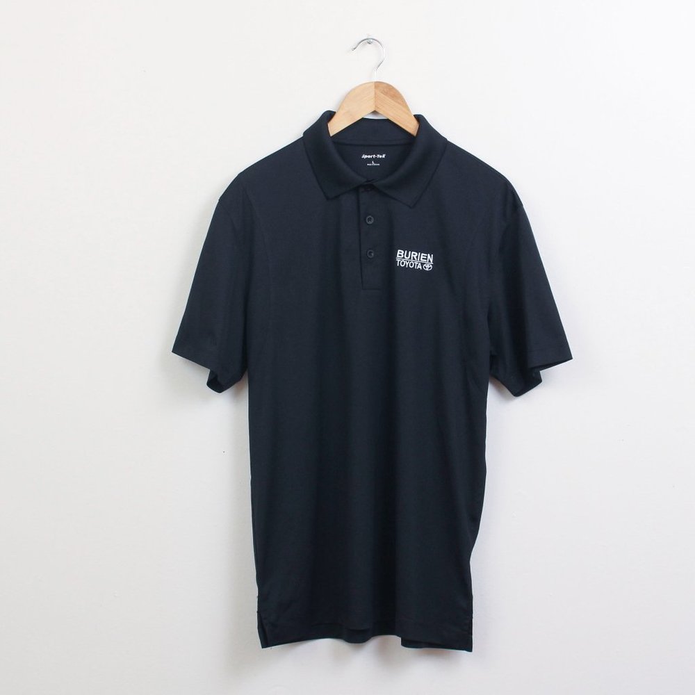 Toyota Dealership Polo Mens Large Black Employee Uniform